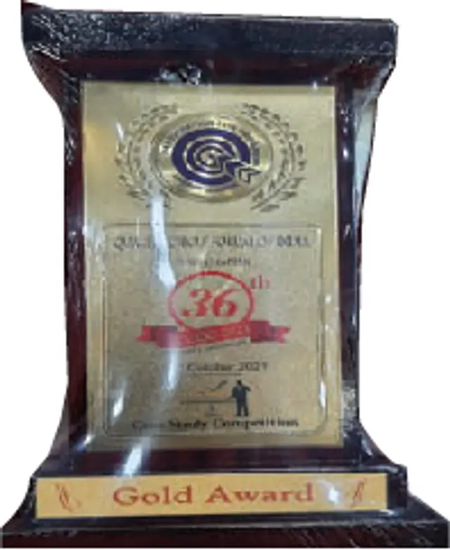 Jejuri Unit won the prestigious award.png